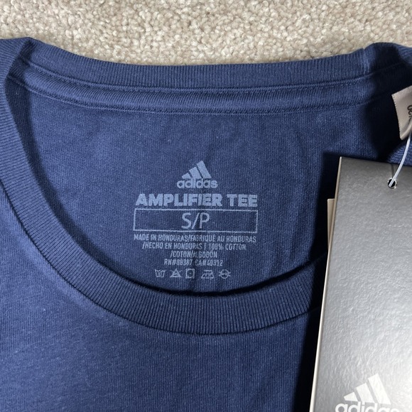 Adidas St. Louis Blues‎ T-Shirt Women's Small Navy NHL Amplifier Tee NWT - Picture 3 of 5